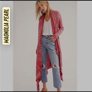 Magnolia Pearl Red Bandanna, Stargazer Duster